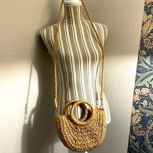 Straw Crossbody Purse